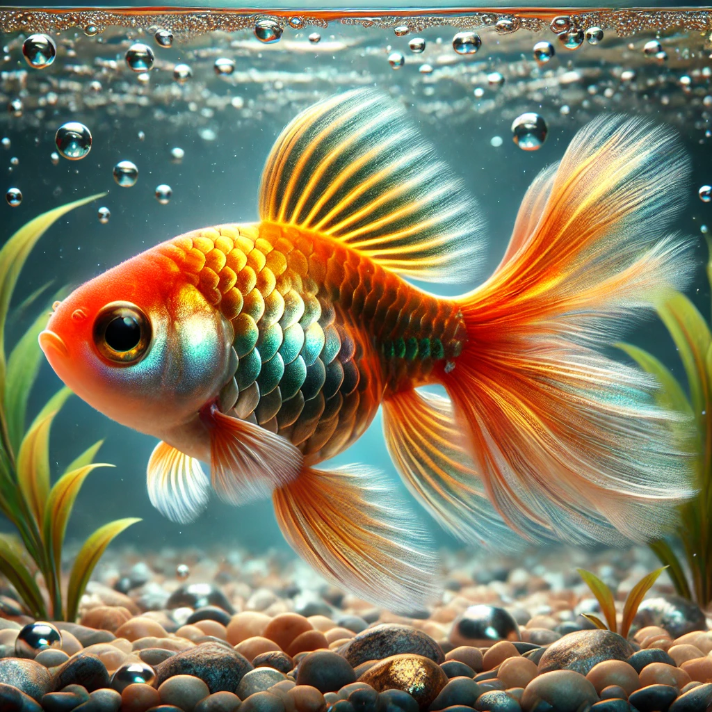 Carassius auratus uranoscope Uranoscópio