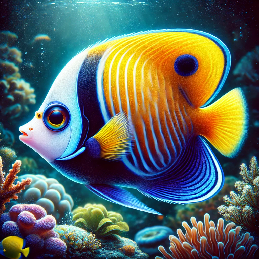 Centropyge bicolor Dois tons