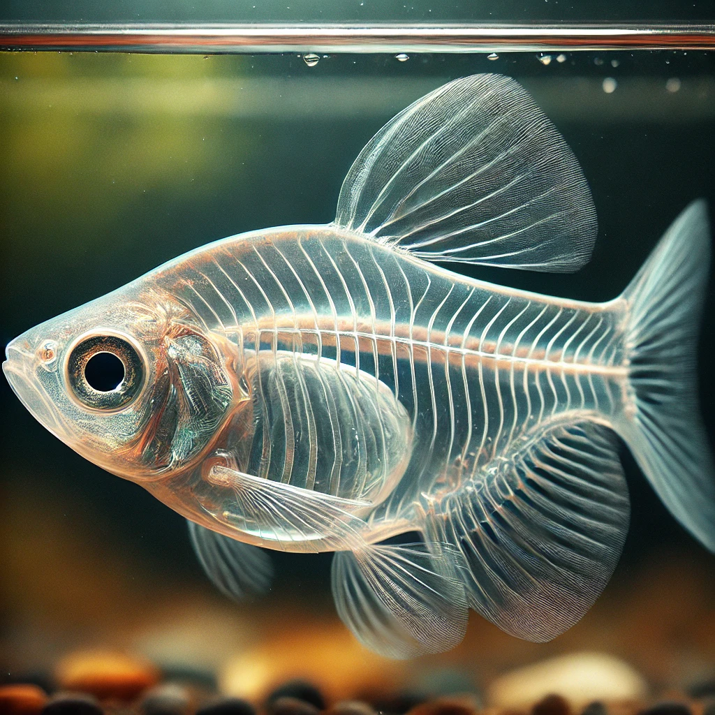 Chanda ranga Peixe de vidro