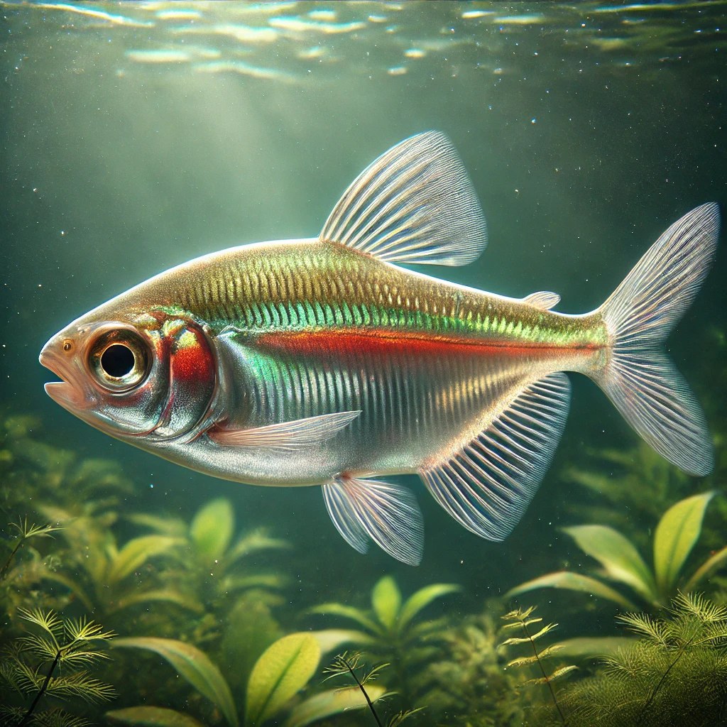 Hemigrammus ocellifer Posição