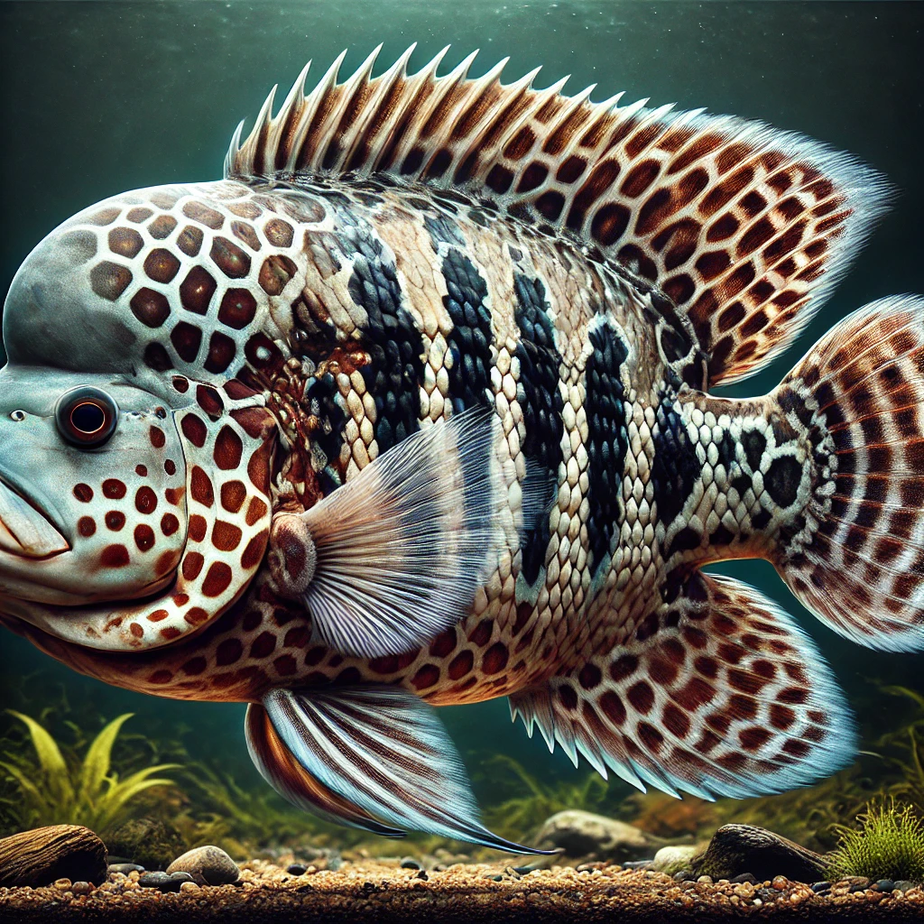 Heros managuense Cichlid de Manágua