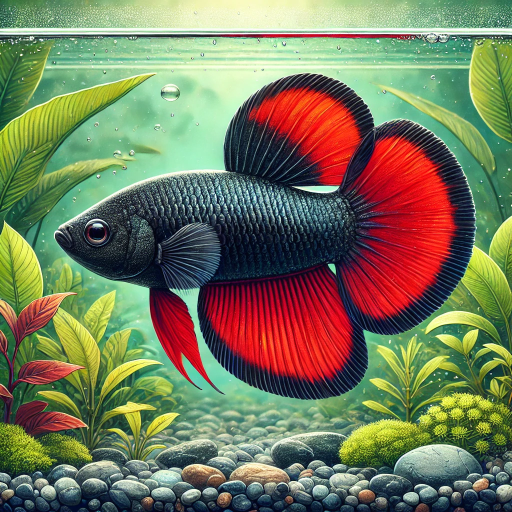 Labeo bicolor cauda vermelha