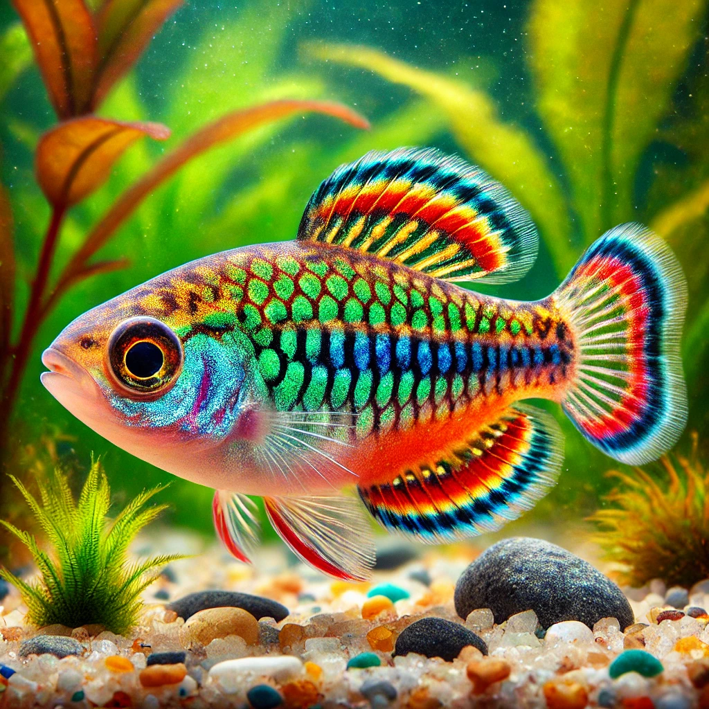 Laetacara curviceps Cichlid padrão