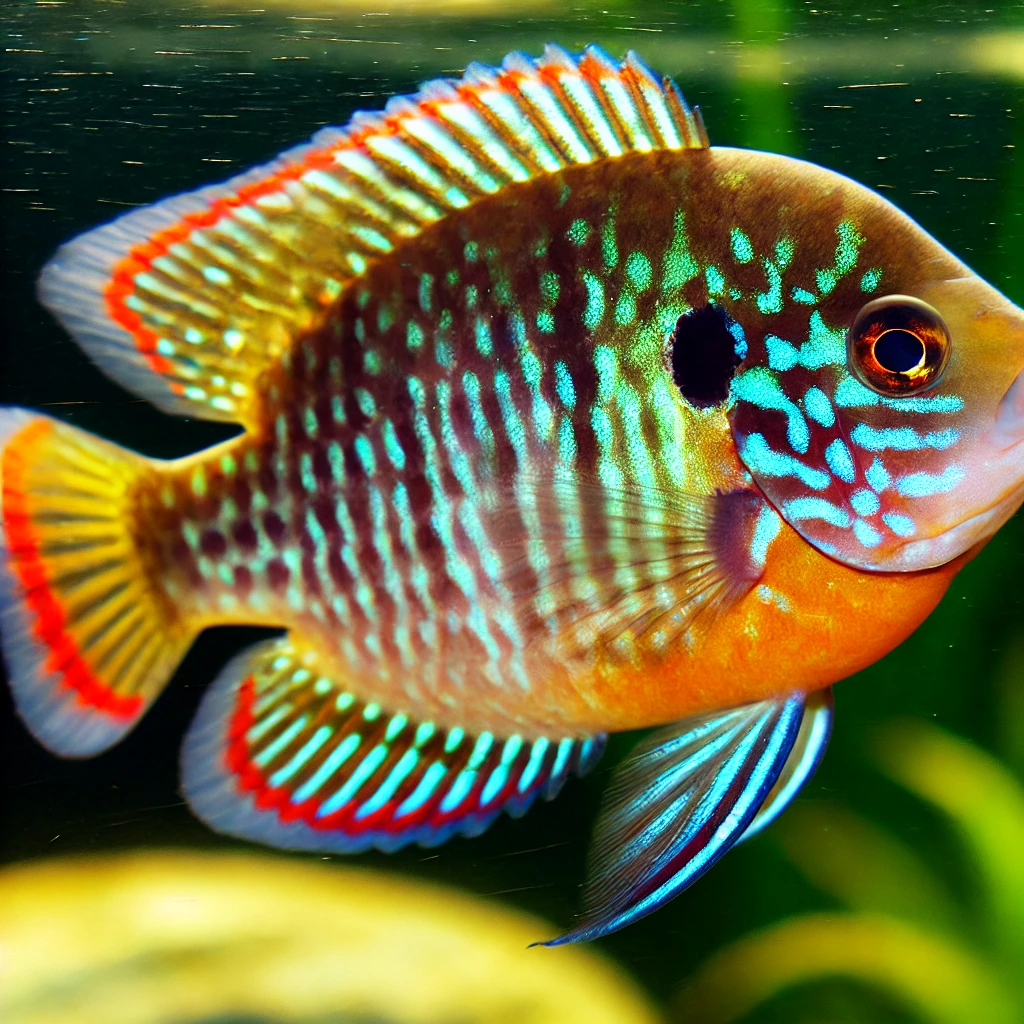 Lepomis gibbosus Pólo solar ou pólo de ...