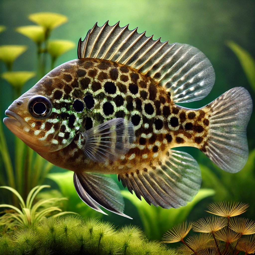 Lepomis punctatus Ponto Sun Pólo
