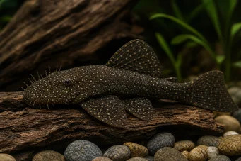 Ancistrus temmincki Peixe -gato azul