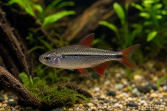 Aphyocharax anisitsi Barbatanas vermelhas