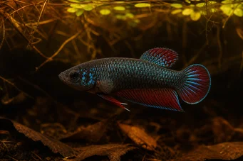 Betta splendens imbellis Betta pacífica
