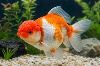 Carassius auratus pompon Pompom
