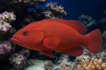 Cephalopholis miniatus (Garoupa)