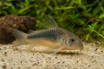 Corydoras aeneus Corydoras metálicos