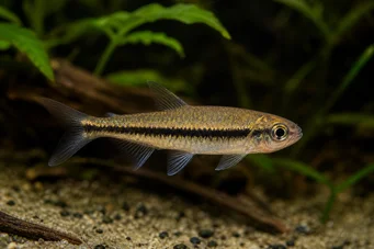 Corynopoma riisei Corynopoma anão, espada tetra