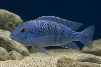 Cyrtocara polystigma Haplo manchado