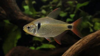 Exodon paradoxus Tetra-tiger com dois pontos