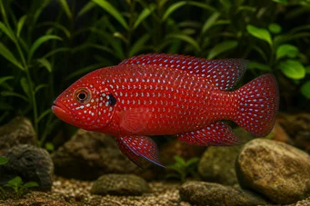 Hemichromis lifalili ACARA vermelha