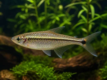 Hemigrammopetersius pulcher Africano nascido em Tetra