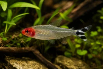 Hemigrammus rhodostomus nariz vermelho
