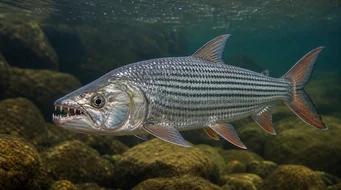 Hydrocynus goliath Tetra-Loup, peixe tigre africano
