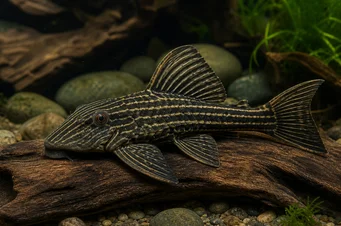 Panaque nigrolineatus Pânico real