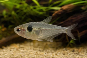 Phenacogaster megalostictus Grande Tetra de vidro de mancha