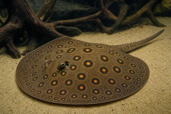 Potamotrygon motoro (Océlée Pastenague de água doce)