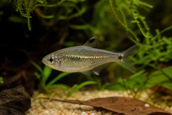 Rachoviscus crassiceps Characin com cabeça grossa, Tetra dourada