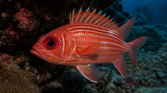 Sargocentron cornutus Pescador