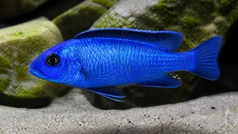 Scianochromis fryeri Azul elétrico