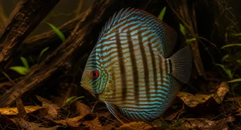 Symphysodon aequifasciatus Disco marrom