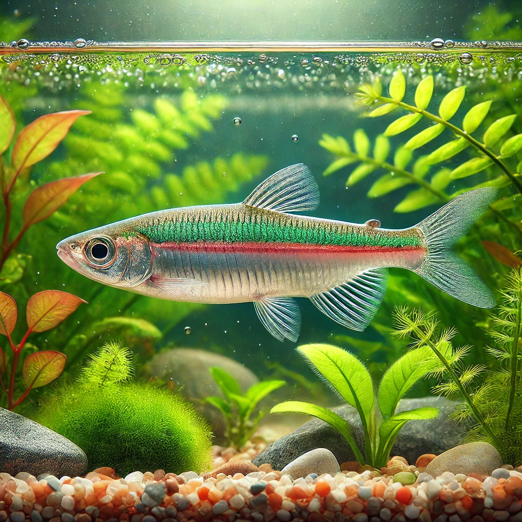 Rasbora borapetensis Vermelho -reto