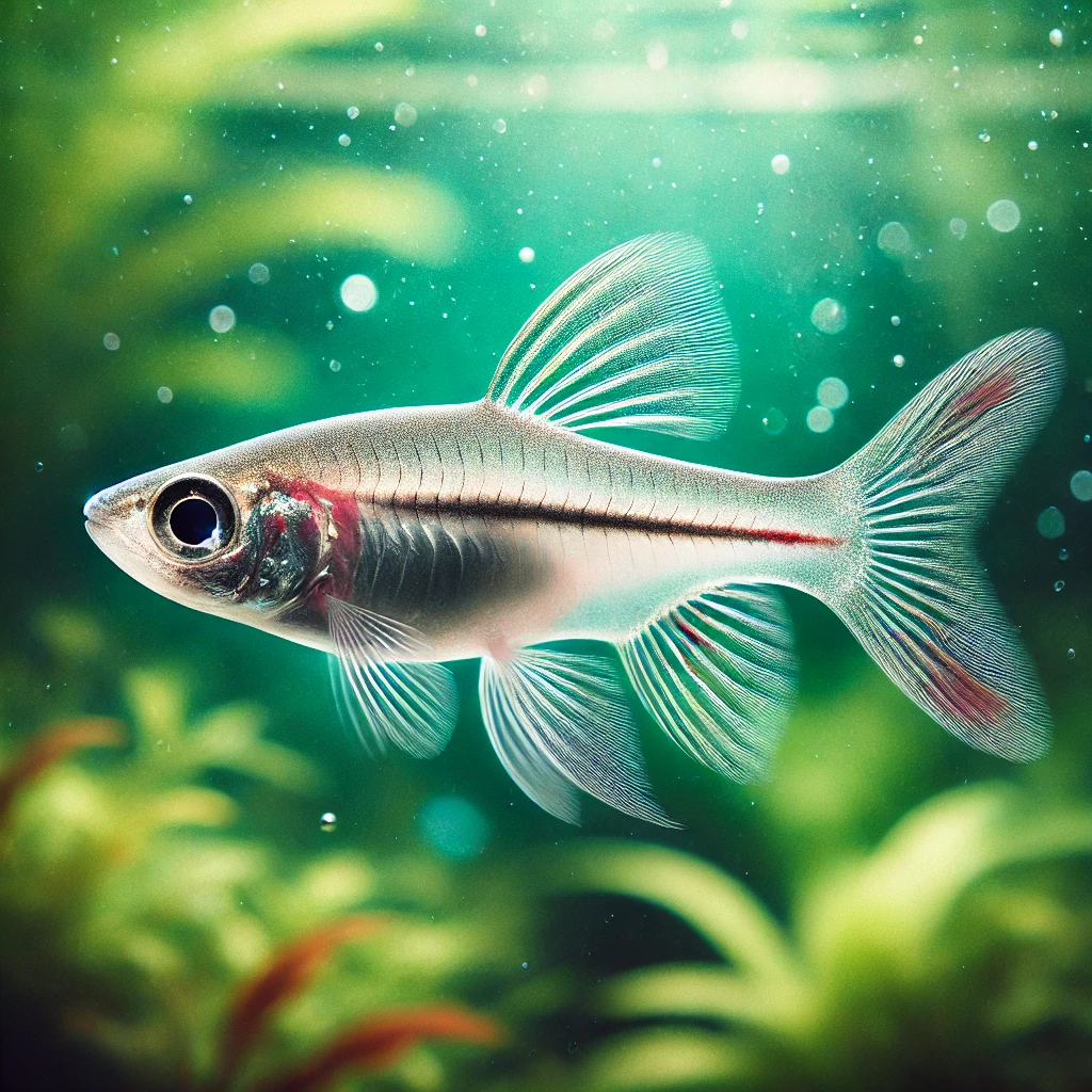 Rasbora dorsiocellata (Rasbora em Ocelle)