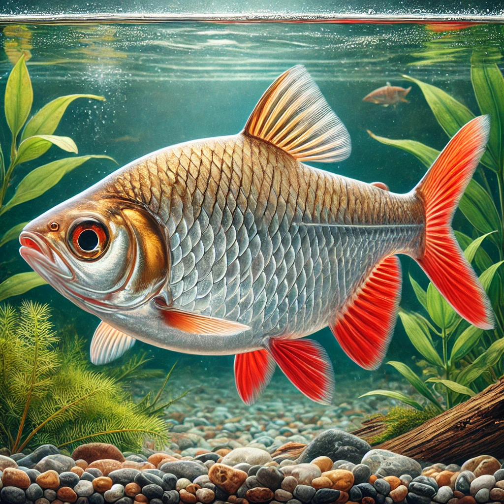 Scardinius erythrophthal... Rotengle
