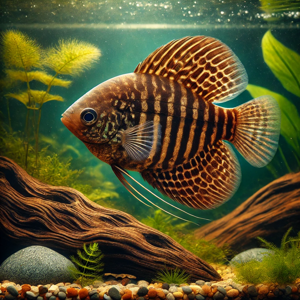 Sphaerichthys osphromeno... Gourami de chocolate